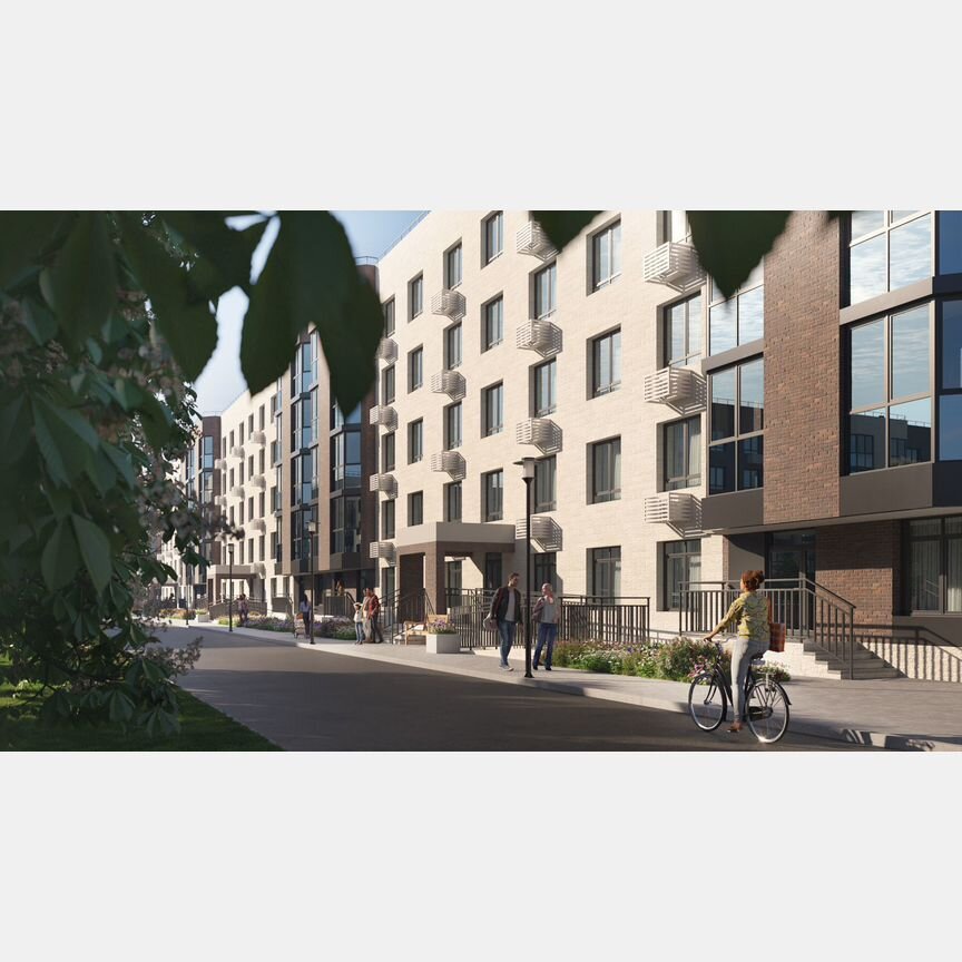 2-к. квартира, 68,3 м², 4/5 эт.