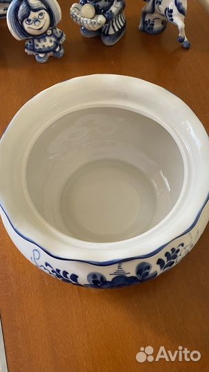 Суповница Гжель