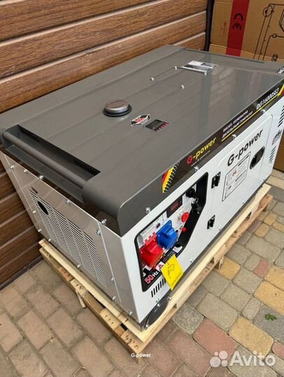 Дизельный генератор 12 kW g-power DG14000SE3
