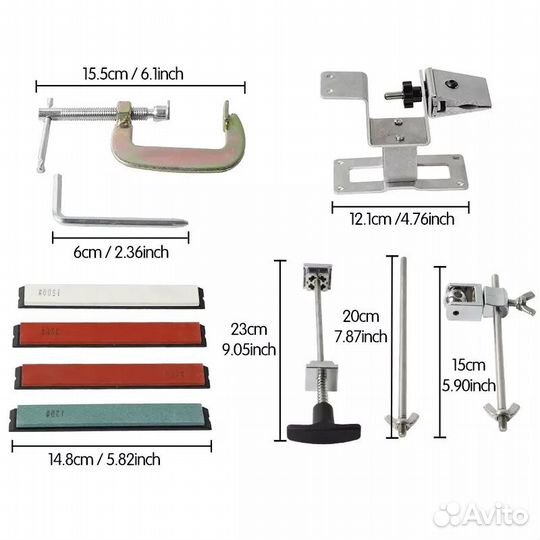 Профессиональная точилка для ножей со струбциной