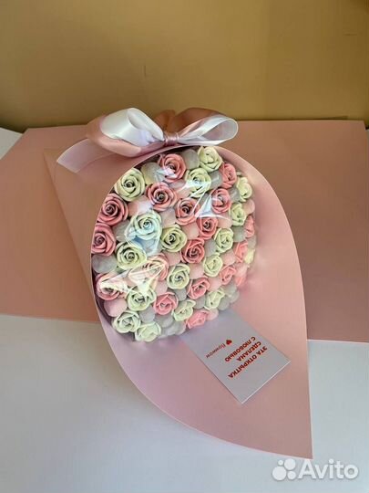 Шоколадные розы микс