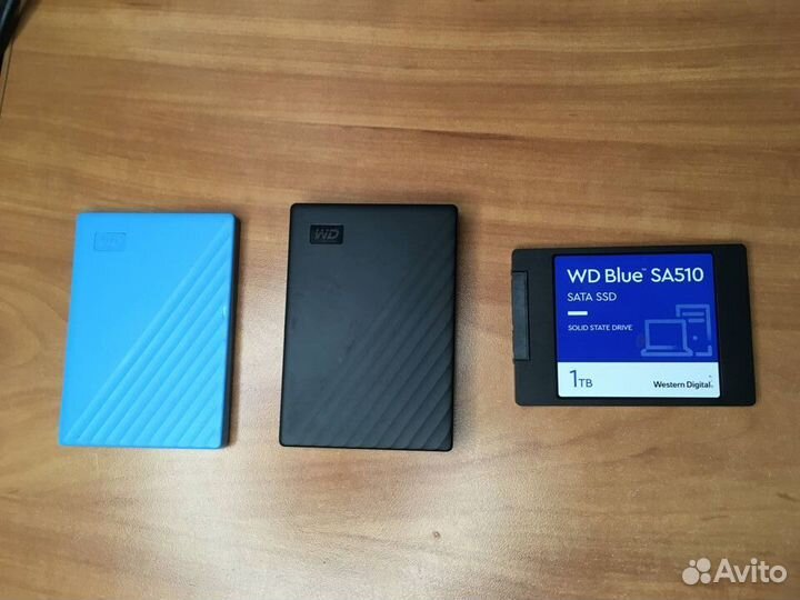 Внешние жесткие диски и SSD