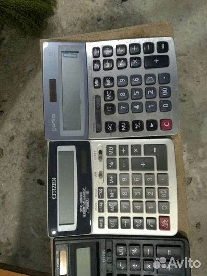 Калькуляторы Casio и Citizen