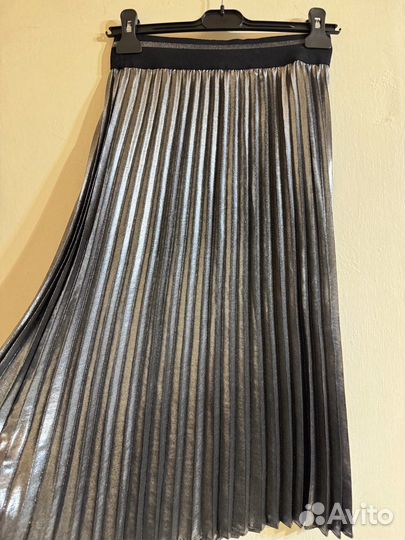 Юбка металлик