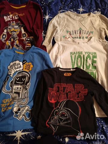 Вещи пакетом на мальчика 122-140