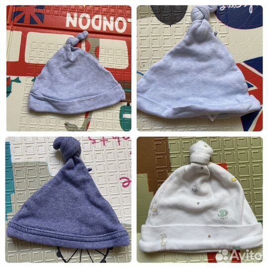 Кепка / Шапка / Комплект / варежки 0-6 мес