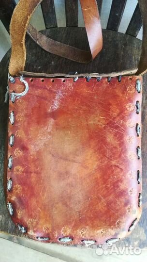 Кожаная сумка. Винтаж