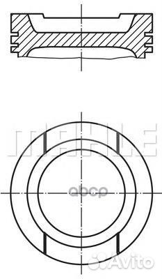 Поршнекомплект 0330102 Mahle/Knecht