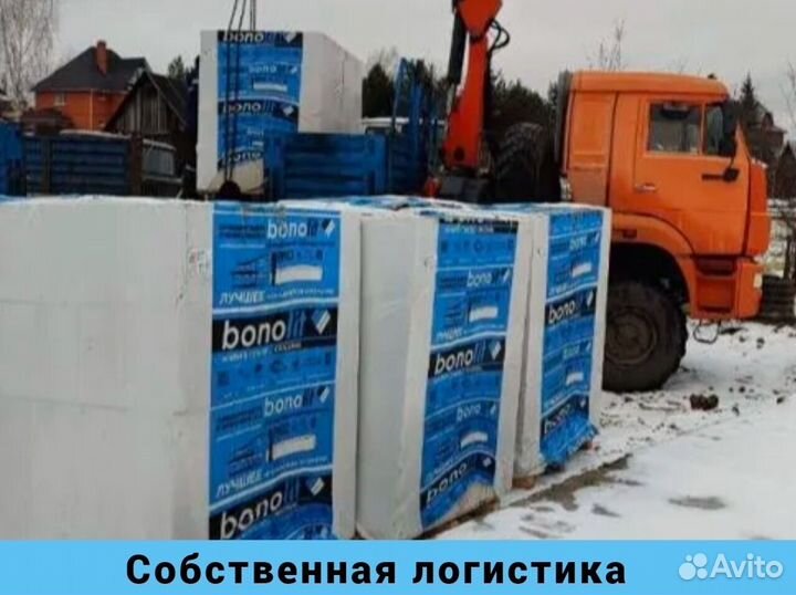 Газобетонные блоки (газоблоки), пеноблоки bonolit D400 и D600