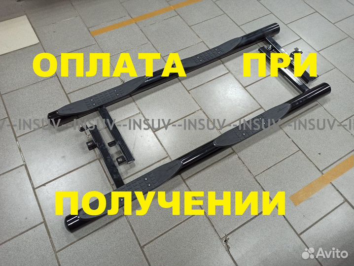 Пороги на Шевроле Ниву с проступью черн