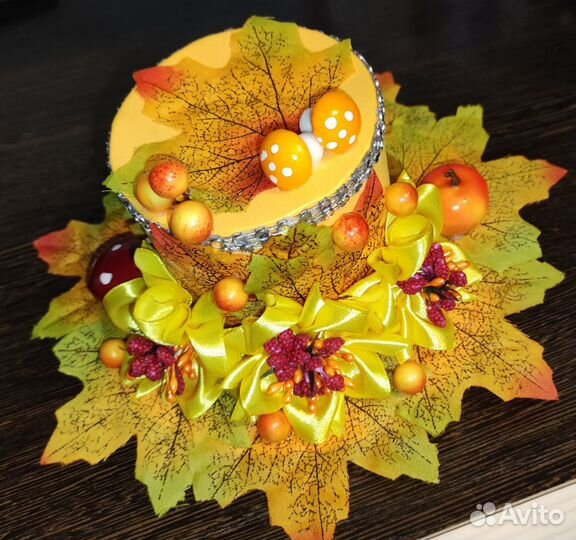 Осенняя шляпка в садик