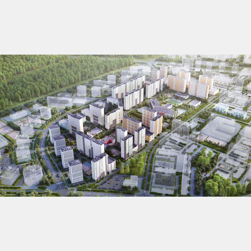 1-к. квартира, 36,1 м², 14/20 эт.