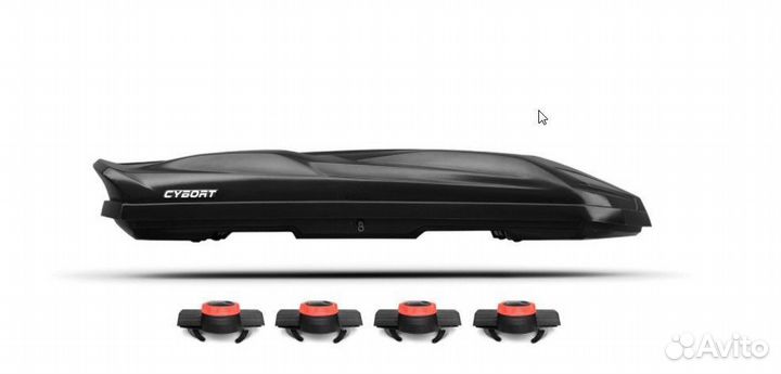 Багажный бокс cybort F1 410 206x80x33 см (2-х стор