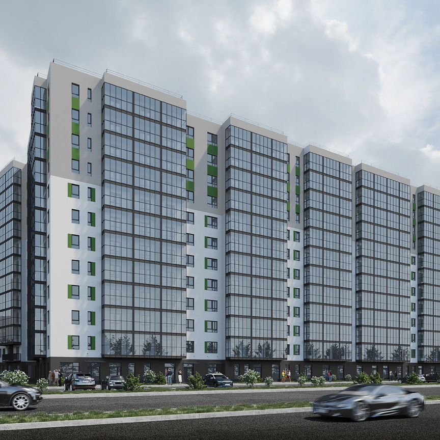 2-к. квартира, 53 м², 10/12 эт.