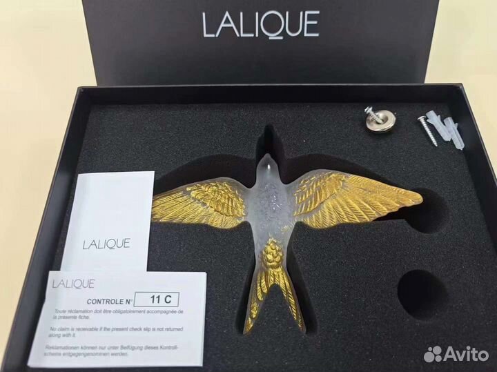 Ласточки Lalique украшение на стену