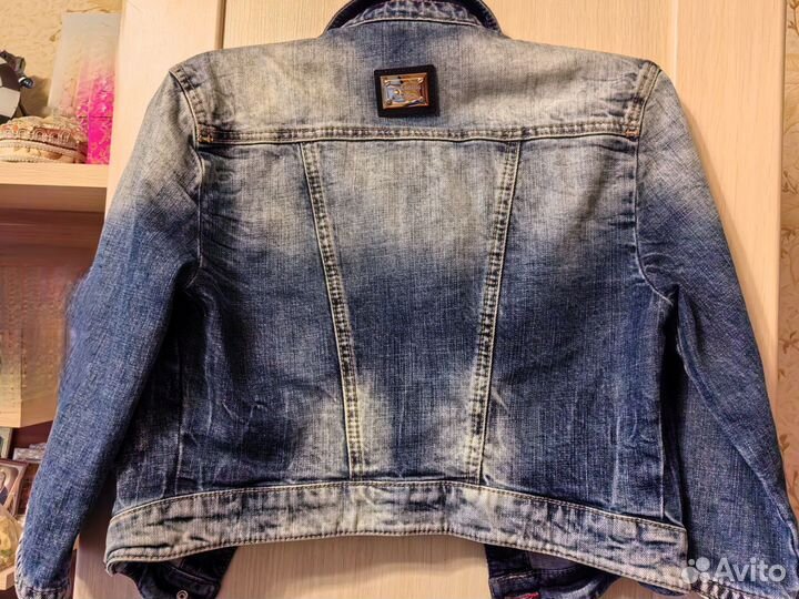 Пиджак джинсовый