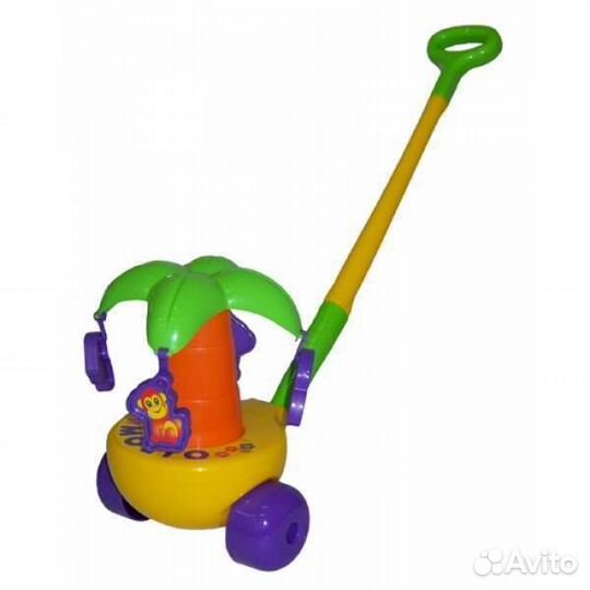 Каталка Пальма с ручкой (09378) 7918