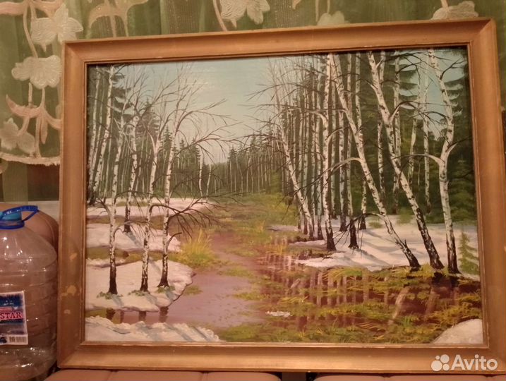 Картина маслом на холсте пейзаж