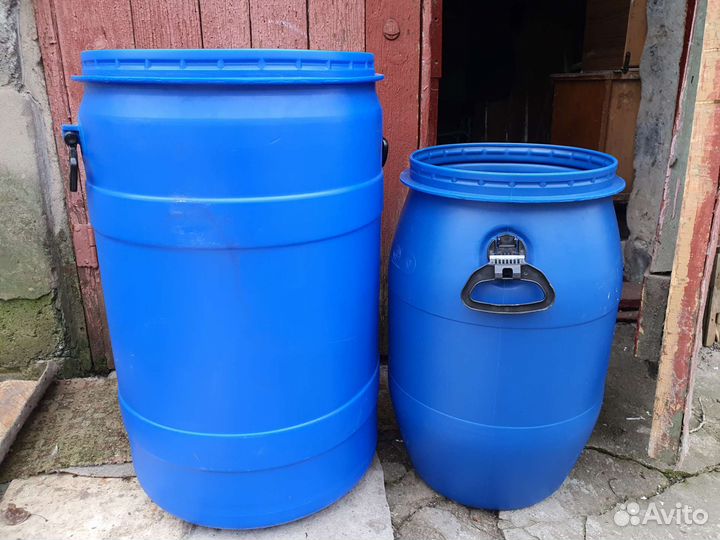 Пластиковая бочка 120 и 55 литров