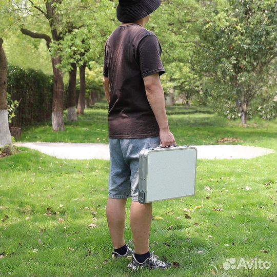 Стол складной туристический с 4 табуретами