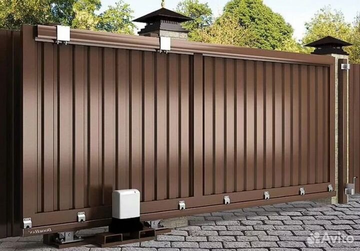 Откатные ворота заказать профессионально