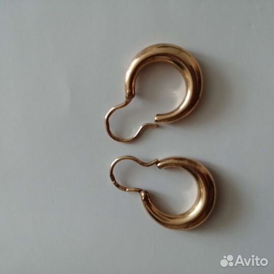 Золотые серьги СССР