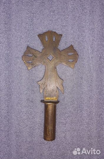 Крест православный навершие 19 век