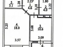 1-к. квартира, 43 м², 11/22 эт.