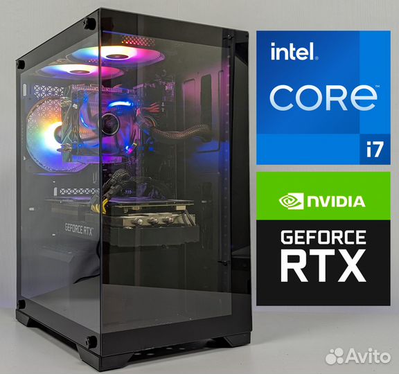 Игровой пк I7 11700F/16GB/RTX 2070