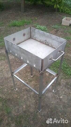 Мангал 5 мм. из нержавеющей стали