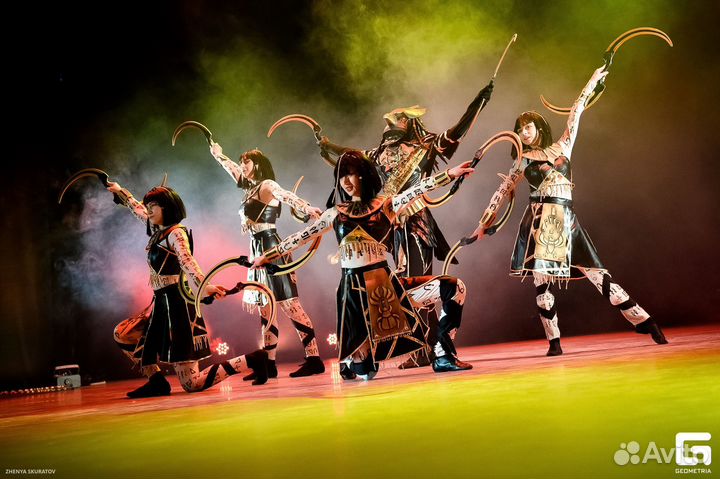 Огненное, световое, барабанное шоу