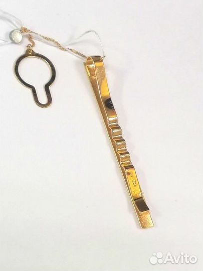 Золотой зажим для галстука