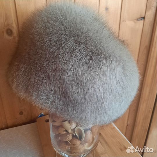 Шапка-кубанка меховая натуральная лиса