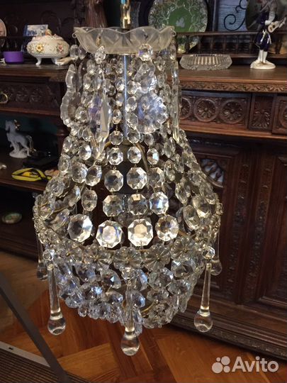 Светильник потолочные хрустальные люстры винтажные