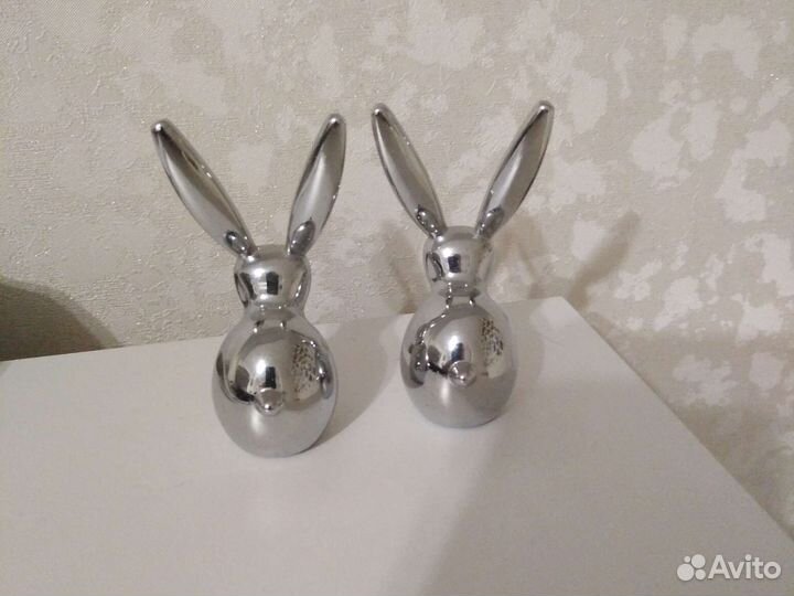 Дизайнерские фигурки зайцев для интерьера,Италия
