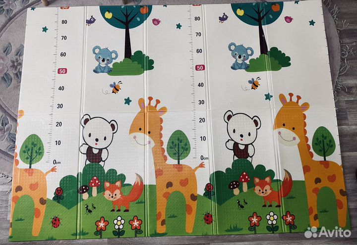 Складной детский коврик 180 /200