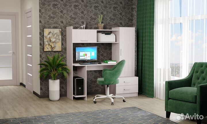 Письменно-компьютерный стол пкс-7 Анкор светлый