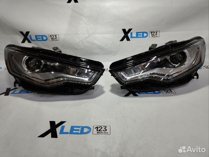 Фара Audi a6 c7 a6c7 левая правая дорест голая