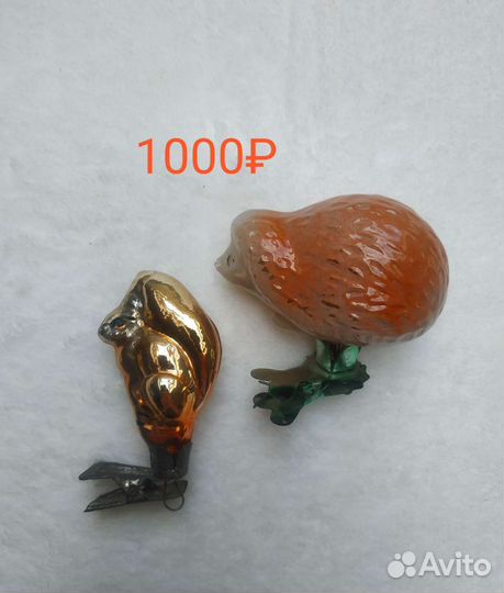 Елочные игрушки СССР