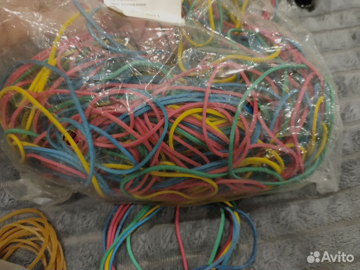 Канцелярские резинки банковские для денег