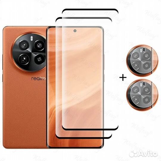 Защитное стекло на realme