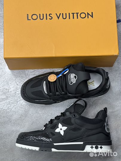 Louis Vuitton LV Skate Sneaker Black White