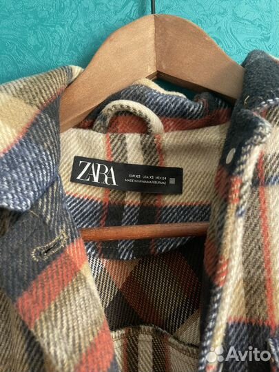 Утепленная рубашка zara