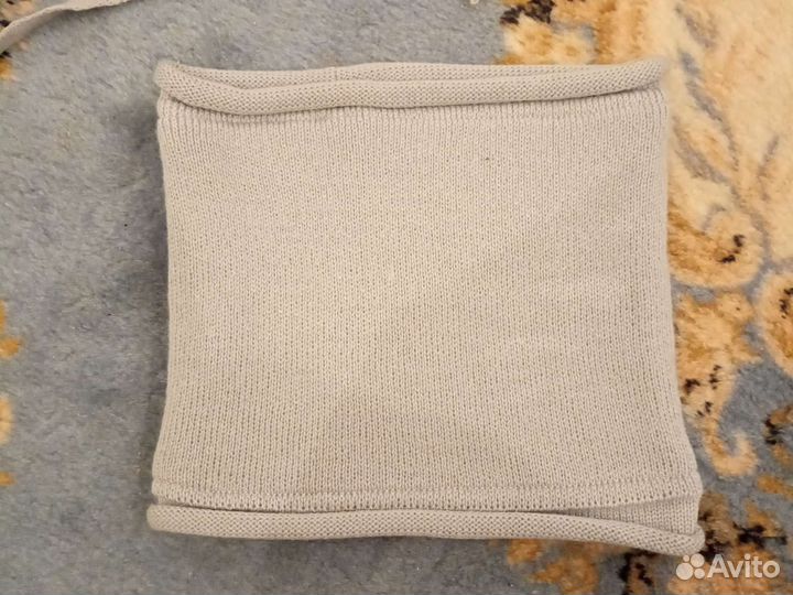 Шапка снуд перчатки комплект