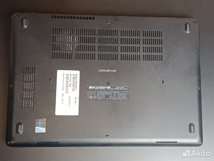 Ноутбук Dell latitude 5480 I5-7300U 16RAM/256gbssd