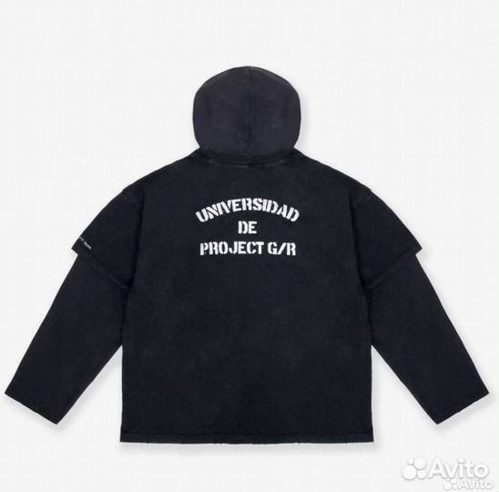 Худи лонгслив grailz project unversidad