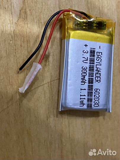 Аккумуляторная батарея 300 mAh 3.7 v