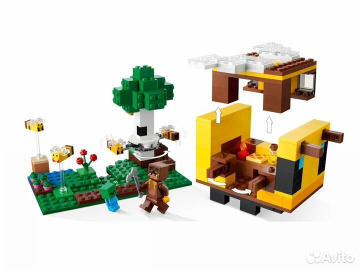 Lego Minecraft Пчелиный домик 21241