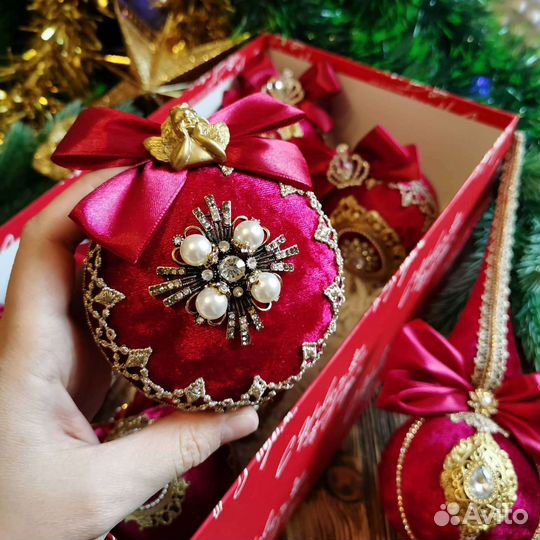 Новогодние игрушки ручной работы