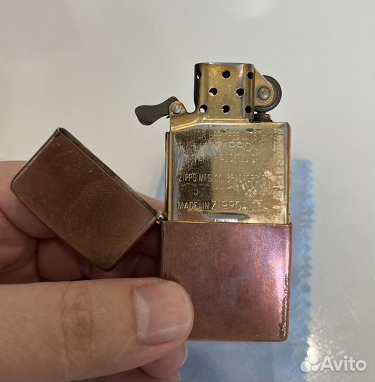 Зажигалка zippo copper 2005 б/у